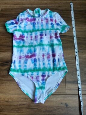 DSG Kids Tie-Dye One-Piece in Green, Blue & Purple